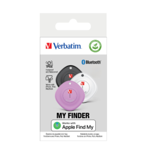 Verbatim My Finder Bluetooth 3pk Blk/Wht/Pur