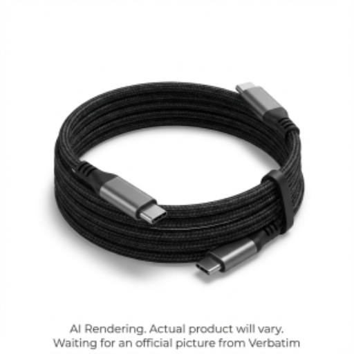 Verbatim Sync & Charge USB C to USB C 60W Magnetic 120 cm - Black