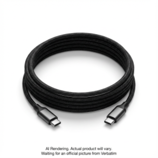 Verbatim Sync & Charge USB C to USB C 100W Magnetic 120 cm - Black