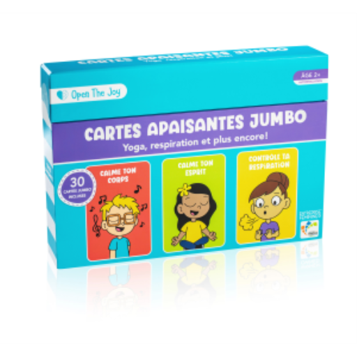 Cartes apaisantes jumbo - Outils apaisants pour la classe - Version fran?aise