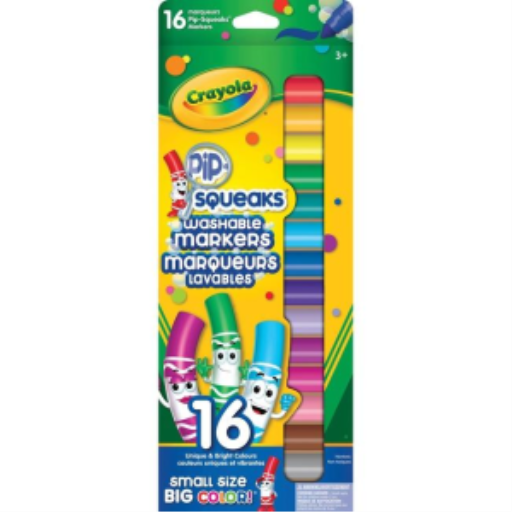 16 Pip–Squeaks Broad Line Wash. Markers
