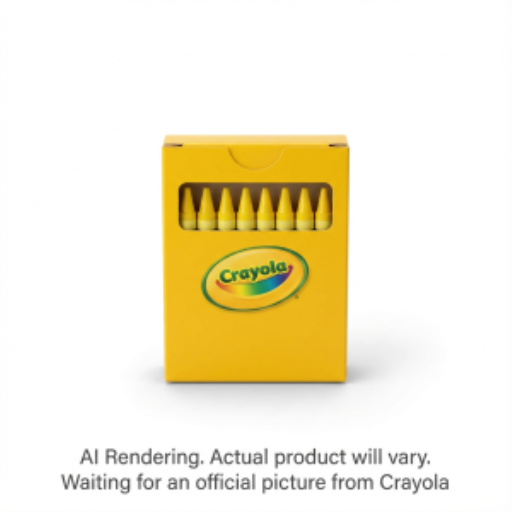 12 Bulk Crayons – Yellow (English Only)