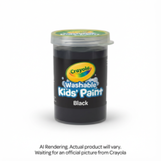 59 mL (2oz) Washable Paint, Black