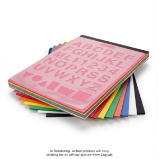 48ct Giant Construction Paper w Stencil