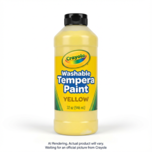 946mL Wash Tempera Paint Yellow(Eng Only