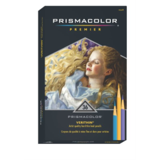 Prismacolor Premier Verithin Coloured Pencils, Assorted Colours, 36 Count