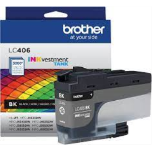 Brother Genuine LC406BKS INKvestment Tank Standard-Yield Black Ink Cartridge