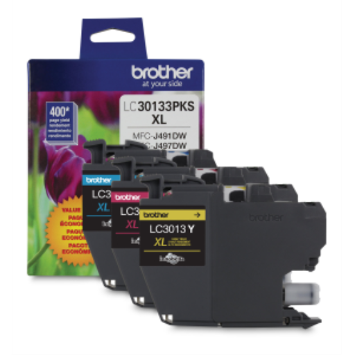 Brother LC30133PKS Colour Ink Cartridges, Super High Yield