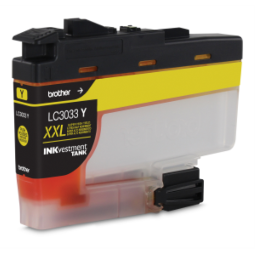 Brother LC3033YS INKvestment Tank Yellow Ink Cartridge, Super High Yield