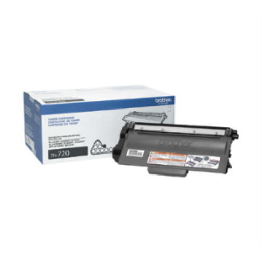 Brother TN720 Black Toner Cartridge, Standard Yield