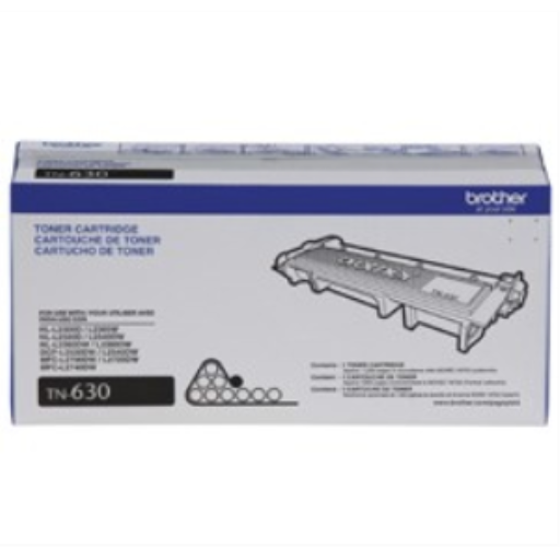 Brother TN630 Black Toner Cartridge, Standard Yield