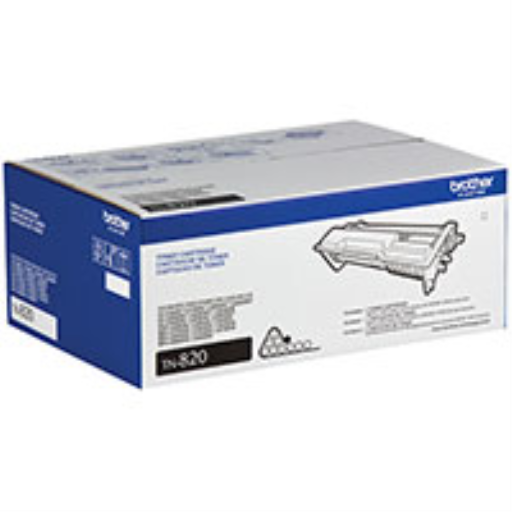 Brother TN820 Black Toner Cartridge, Standard Yield