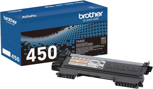 Brother Genuine TN450 Black Toner Cartridge
