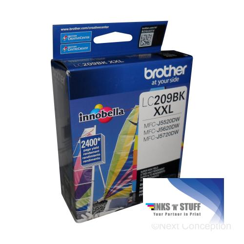 Brother LC209BKS Innobella  Black Ink Cartridge, Ultra High Yield (XXL Series)