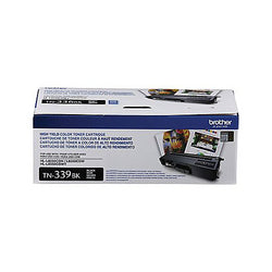 Brother TN339BK Black Toner Cartridge, High Yield