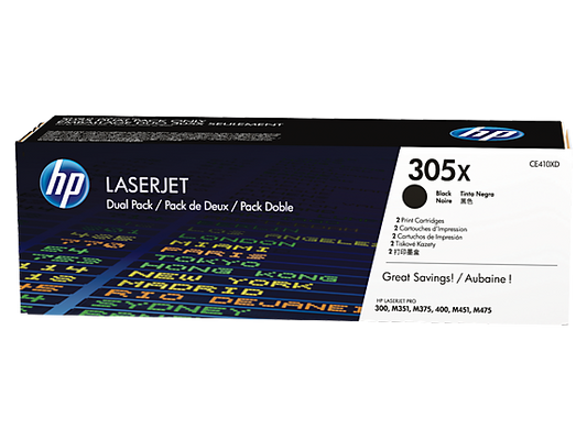 HP 305A XL High Yield Black Toner for LJ Pro M375/451/475