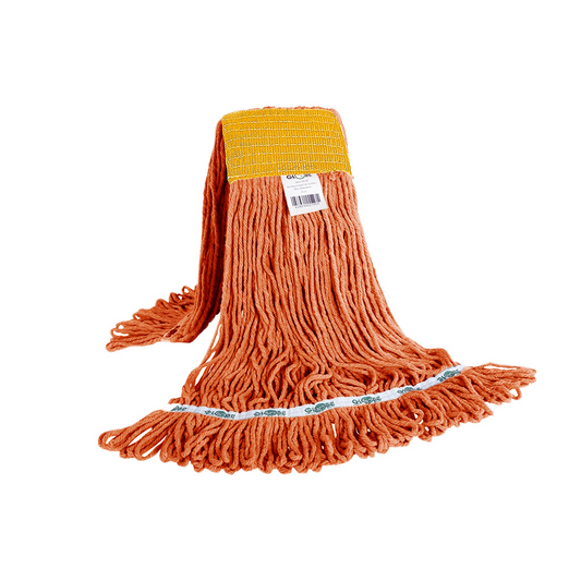 Syn-Pro? Synthetic Looped End Wet Mop Wide Band Orange 24oz