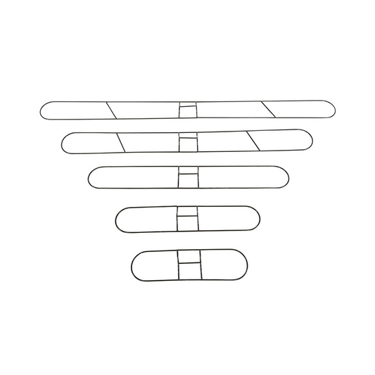 Dual Dust Mop Frame 24" x 5" - Fits CLIP-ON and SNAP-ON Handles