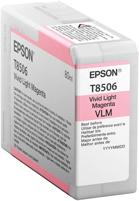 T850600 Epson 850 Vivid Light Magenta Original Ink Cartridge