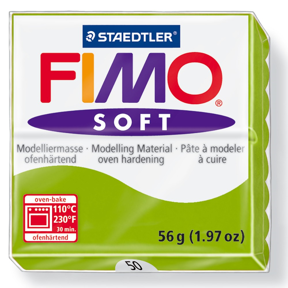 8020-50-08 STAEDTLER FIMO? soft Oven bake clay Apple Green