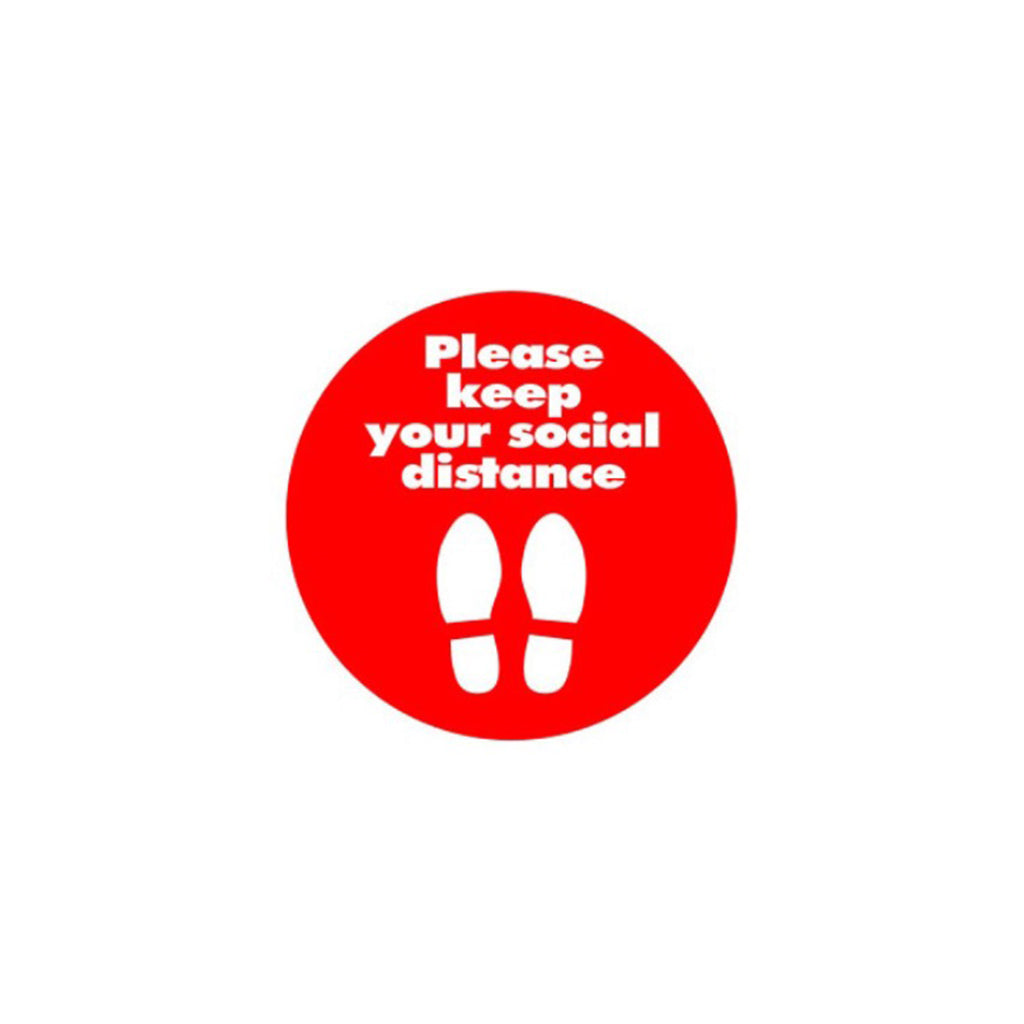 12"x 12" "Stand Here" Floor Decal