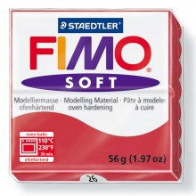 8020-26-08 STAEDTLER FIMO? Soft Oven bake clay Cherry Red