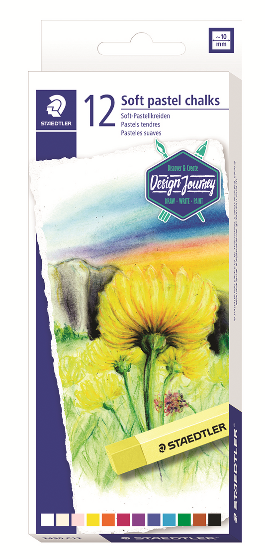 2430-C12-07 STAEDTLER-Mars Limited SOFT PASTEL CHALKS ASST 1