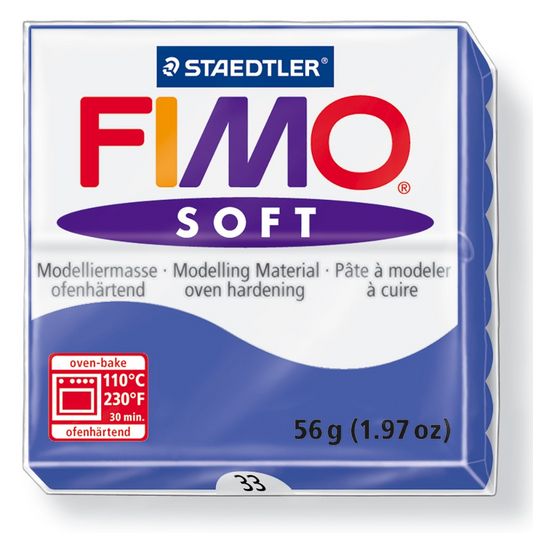 8020-33 STAEDTLER FIMO? Soft Oven bake clay Brilliant Blue