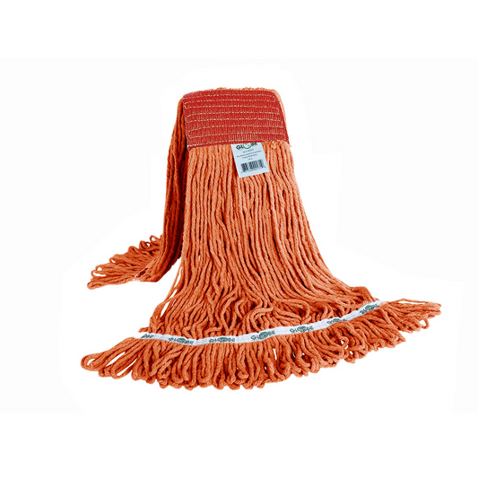 Syn-Pro? Synthetic Looped End Wet Mop Wide Band Orange 20oz