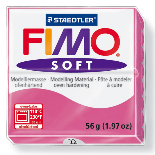 8020-22-08 STAEDTLER FIMO? Soft Oven bake clay Raspberry