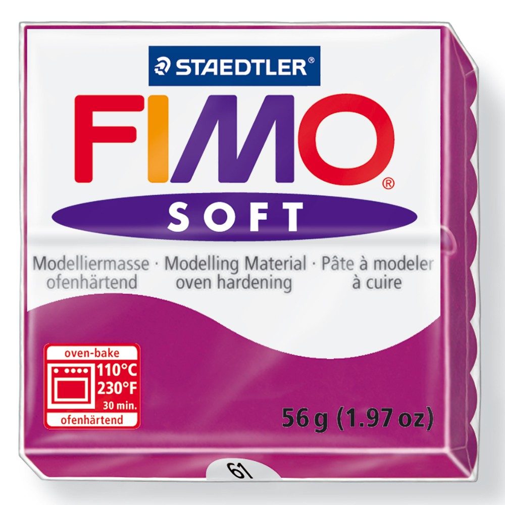 8020-61-08 STAEDTLER FIMO? Soft Oven bake clay Purple