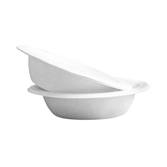Compostable Round Bowls - 32 oz / White (pack of 50)